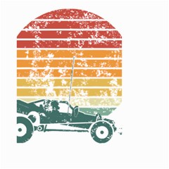 Vintage Rc Cars T- Shirt Vintage Sunset  Classic Rc Buggy Racing Cars Addict T- Shirt Small Garden Flag (two Sides) by ZUXUMI