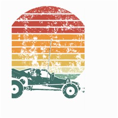 Vintage Rc Cars T- Shirt Vintage Sunset  Classic Rc Buggy Racing Cars Addict T- Shirt Large Garden Flag (two Sides) by ZUXUMI