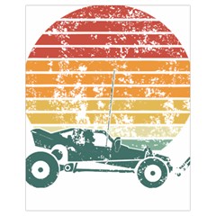 Vintage Rc Cars T- Shirt Vintage Sunset  Classic Rc Buggy Racing Cars Addict T- Shirt Drawstring Bag (small) by ZUXUMI