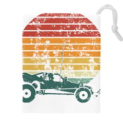 Vintage Rc Cars T- Shirt Vintage Sunset  Classic Rc Buggy Racing Cars Addict T- Shirt Drawstring Pouch (4xl) by ZUXUMI