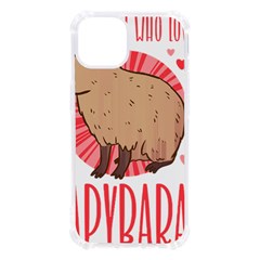 Capybara T- Shirt Just A Girl Who Loves Capybaras T- Shirt Yoga Reflexion Pose T- Shirtyoga Reflexion Pose T- Shirt Iphone 13 Tpu Uv Print Case by hizuto