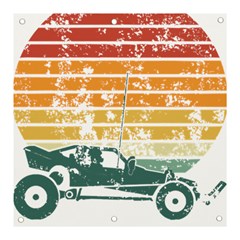 Vintage Rc Cars T- Shirt Vintage Sunset  Classic Rc Buggy Racing Cars Addict T- Shirt Banner And Sign 3  X 3  by ZUXUMI