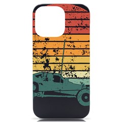 Vintage Rc Cars T- Shirt Vintage Sunset  Classic Rc Buggy Racing Cars Addict T- Shirt Iphone 14 Pro Max Black Uv Print Case by ZUXUMI