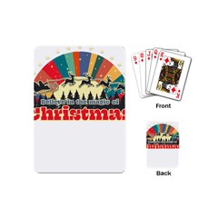 Vintage T- Shirt Vintage Believe In The Magic T- Shirt Playing Cards Single Design (mini)