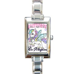 Waitress T- Shirt Awesome Unicorn Waitresses Are Magical For A Waiting Staff T- Shirt Rectangle Italian Charm Watch by ZUXUMI