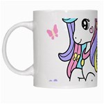 Waitress T- Shirt Awesome Unicorn Waitresses Are Magical For A Waiting Staff T- Shirt White Mug Left