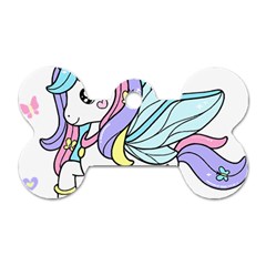 Waitress T- Shirt Awesome Unicorn Waitresses Are Magical For A Waiting Staff T- Shirt Dog Tag Bone (two Sides)