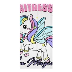 Waitress T- Shirt Awesome Unicorn Waitresses Are Magical For A Waiting Staff T- Shirt Shower Curtain 36  X 72  (stall)  by ZUXUMI