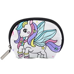 Waitress T- Shirt Awesome Unicorn Waitresses Are Magical For A Waiting Staff T- Shirt Accessory Pouch (small) by ZUXUMI