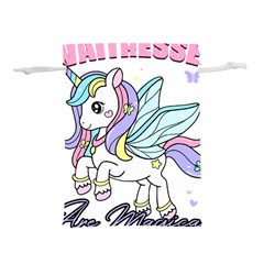 Waitress T- Shirt Awesome Unicorn Waitresses Are Magical For A Waiting Staff T- Shirt Lightweight Drawstring Pouch (s) by ZUXUMI