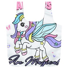 Waitress T- Shirt Awesome Unicorn Waitresses Are Magical For A Waiting Staff T- Shirt Full Print Recycle Bag (xxl) by ZUXUMI