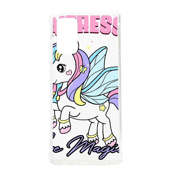 Waitress T- Shirt Awesome Unicorn Waitresses Are Magical For A Waiting Staff T- Shirt Samsung Galaxy Note 20 TPU UV Case