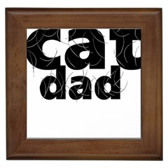 Cat Dad Gray Hair T- Shirt Cat Dad Gray Hair T- Shirt Yoga Reflexion Pose T- Shirtyoga Reflexion Pose T- Shirt Framed Tile by hizuto