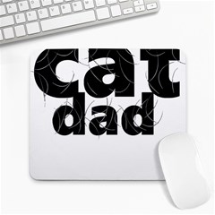 Cat Dad Gray Hair T- Shirt Cat Dad Gray Hair T- Shirt Yoga Reflexion Pose T- Shirtyoga Reflexion Pose T- Shirt Large Mousepad by hizuto