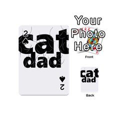 Cat Dad Gray Hair T- Shirt Cat Dad Gray Hair T- Shirt Yoga Reflexion Pose T- Shirtyoga Reflexion Pose T- Shirt Playing Cards 54 Designs (mini) by hizuto