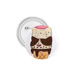 Cat Ice Cream T- Shirt Cute Cat Cream Cone T- Shirt Yoga Reflexion Pose T- Shirtyoga Reflexion Pose T- Shirt 1 75  Buttons