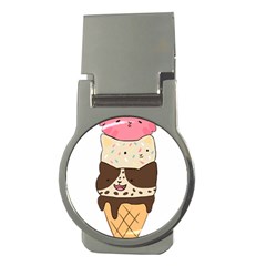 Cat Ice Cream T- Shirt Cute Cat Cream Cone T- Shirt Yoga Reflexion Pose T- Shirtyoga Reflexion Pose T- Shirt Money Clips (round) 