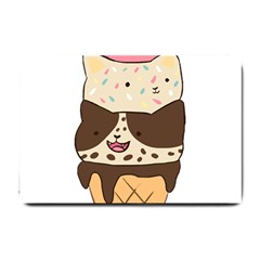 Cat Ice Cream T- Shirt Cute Cat Cream Cone T- Shirt Yoga Reflexion Pose T- Shirtyoga Reflexion Pose T- Shirt Small Doormat