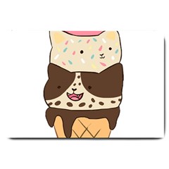 Cat Ice Cream T- Shirt Cute Cat Cream Cone T- Shirt Yoga Reflexion Pose T- Shirtyoga Reflexion Pose T- Shirt Large Doormat