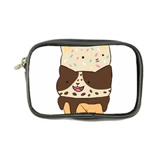 Cat Ice Cream T- Shirt Cute Cat Cream Cone T- Shirt Yoga Reflexion Pose T- Shirtyoga Reflexion Pose T- Shirt Coin Purse by hizuto