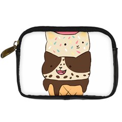 Cat Ice Cream T- Shirt Cute Cat Cream Cone T- Shirt Yoga Reflexion Pose T- Shirtyoga Reflexion Pose T- Shirt Digital Camera Leather Case