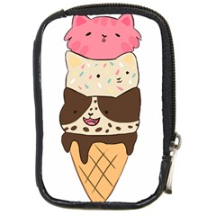 Cat Ice Cream T- Shirt Cute Cat Cream Cone T- Shirt Yoga Reflexion Pose T- Shirtyoga Reflexion Pose T- Shirt Compact Camera Leather Case