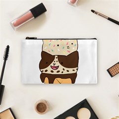 Cat Ice Cream T- Shirt Cute Cat Cream Cone T- Shirt Yoga Reflexion Pose T- Shirtyoga Reflexion Pose T- Shirt Cosmetic Bag (small)