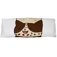 Cat Ice Cream T- Shirt Cute Cat Cream Cone T- Shirt Yoga Reflexion Pose T- Shirtyoga Reflexion Pose T- Shirt Body Pillow Case (dakimakura)