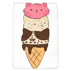 Cat Ice Cream T- Shirt Cute Cat Cream Cone T- Shirt Yoga Reflexion Pose T- Shirtyoga Reflexion Pose T- Shirt Removable Flap Cover (l)