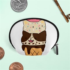 Cat Ice Cream T- Shirt Cute Cat Cream Cone T- Shirt Yoga Reflexion Pose T- Shirtyoga Reflexion Pose T- Shirt Accessory Pouch (small)