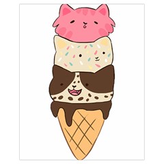 Cat Ice Cream T- Shirt Cute Cat Cream Cone T- Shirt Yoga Reflexion Pose T- Shirtyoga Reflexion Pose T- Shirt Drawstring Bag (small)