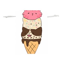 Cat Ice Cream T- Shirt Cute Cat Cream Cone T- Shirt Yoga Reflexion Pose T- Shirtyoga Reflexion Pose T- Shirt Lightweight Drawstring Pouch (s)