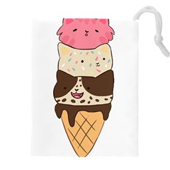 Cat Ice Cream T- Shirt Cute Cat Cream Cone T- Shirt Yoga Reflexion Pose T- Shirtyoga Reflexion Pose T- Shirt Drawstring Pouch (4xl)