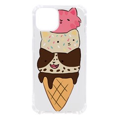 Cat Ice Cream T- Shirt Cute Cat Cream Cone T- Shirt Yoga Reflexion Pose T- Shirtyoga Reflexion Pose T- Shirt Iphone 13 Tpu Uv Print Case by hizuto