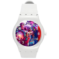 Fantasy Arts  Round Plastic Sport Watch (m) by Internationalstore