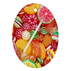 Aesthetic Candy Art Ornament (oval) by Internationalstore