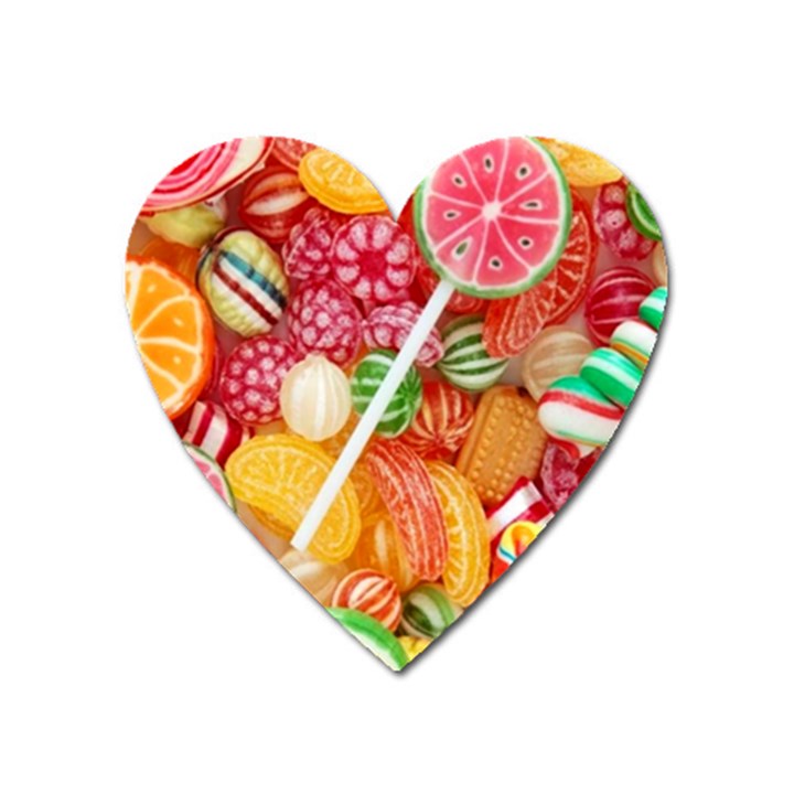 Aesthetic Candy Art Heart Magnet