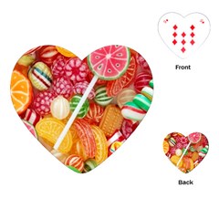 Aesthetic Candy Art Playing Cards Single Design (heart) by Internationalstore