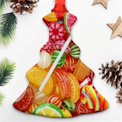 Aesthetic Candy Art Christmas Tree Ornament (two Sides) by Internationalstore