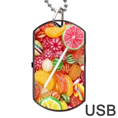 Aesthetic Candy Art Dog Tag Usb Flash (one Side) by Internationalstore