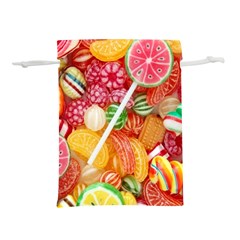 Aesthetic Candy Art Lightweight Drawstring Pouch (l) by Internationalstore