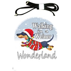 Weiner T- Shirt Walking In A Weiner Wonderland T- Shirt (1) Shoulder Sling Bag by ZUXUMI