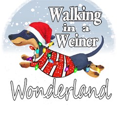 Weiner T- Shirt Walking In A Weiner Wonderland T- Shirt (1) Play Mat (square)