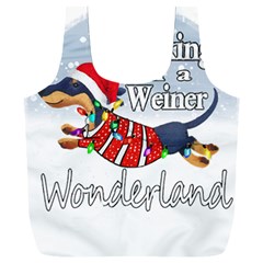 Weiner T- Shirt Walking In A Weiner Wonderland T- Shirt (1) Full Print Recycle Bag (xxl) by ZUXUMI