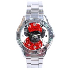 Black Hole T- Shirt Planet Eater Colour T- Shirt Stainless Steel Analogue Watch