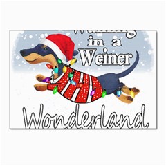 Weiner T- Shirt Walking In A Weiner Wonderland T- Shirt (1) Weiner T- Shirt Walking In A Weiner Wonderland T- Shirt Postcards 5  X 7  (pkg Of 10)