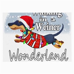 Weiner T- Shirt Walking In A Weiner Wonderland T- Shirt (1) Weiner T- Shirt Walking In A Weiner Wonderland T- Shirt Large Glasses Cloth by ZUXUMI