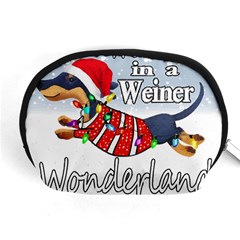 Weiner T- Shirt Walking In A Weiner Wonderland T- Shirt (1) Weiner T- Shirt Walking In A Weiner Wonderland T- Shirt Accessory Pouch (medium) by ZUXUMI