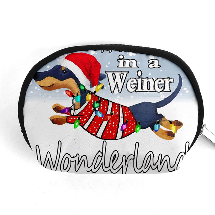 Weiner T- Shirt Walking In A Weiner Wonderland T- Shirt (1) Weiner T- Shirt Walking In A Weiner Wonderland T- Shirt Accessory Pouch (Medium)