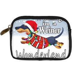 Weiner T- Shirt Walking In A Weiner Wonderland T- Shirt (1) Weiner T- Shirt Walking In A Weiner Wonderland T- Shirt Welder T- Shirt Funny Welder T- Shirt Digital Camera Leather Case by ZUXUMI